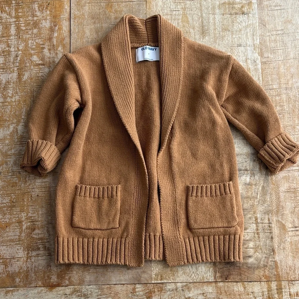 Old Navy Girls Camel Color Cardigan 3t